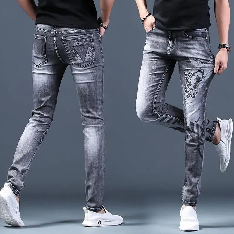 Skinny Jeans knee zipper