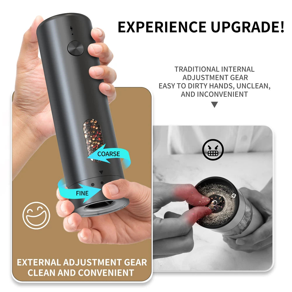 MINI USB Rechargeable Automatic Pepper Grinder
