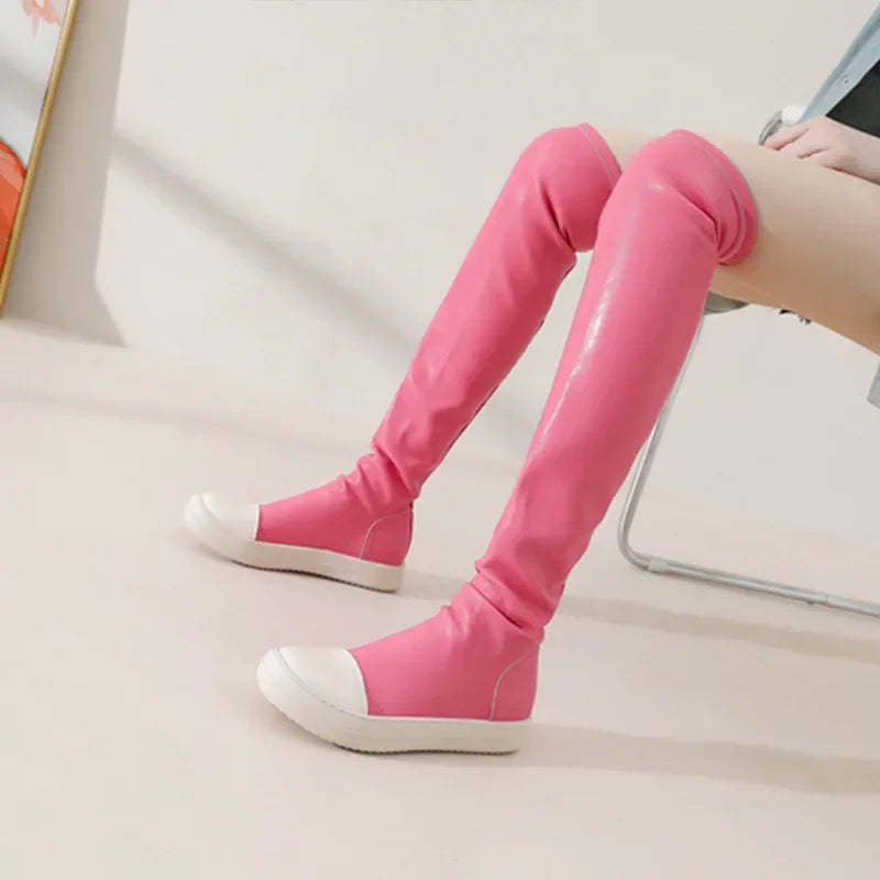 Over-the-knee Boots Stretch Tight Boots