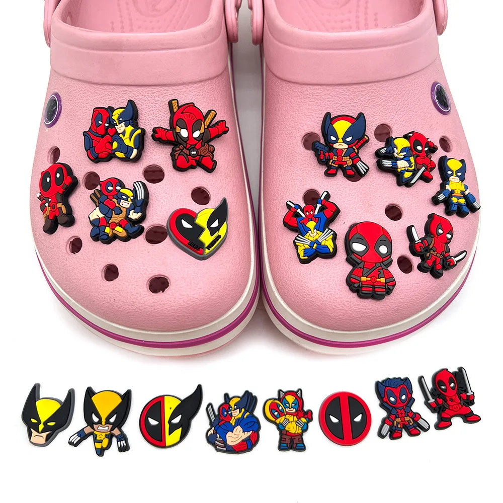 9-28Pcs Hot Toys Cartoon Series Shoe Charms