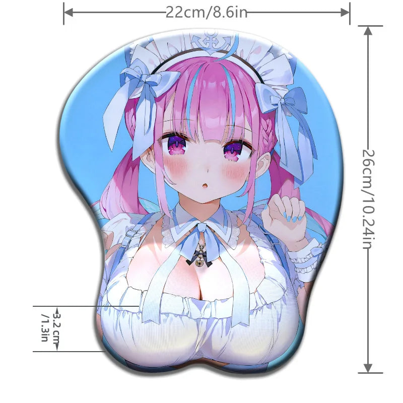 Wrist Rest 3D Soft and Smooth Silicone Mouse Pad