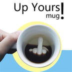 Ceramic Middle Finger Cup