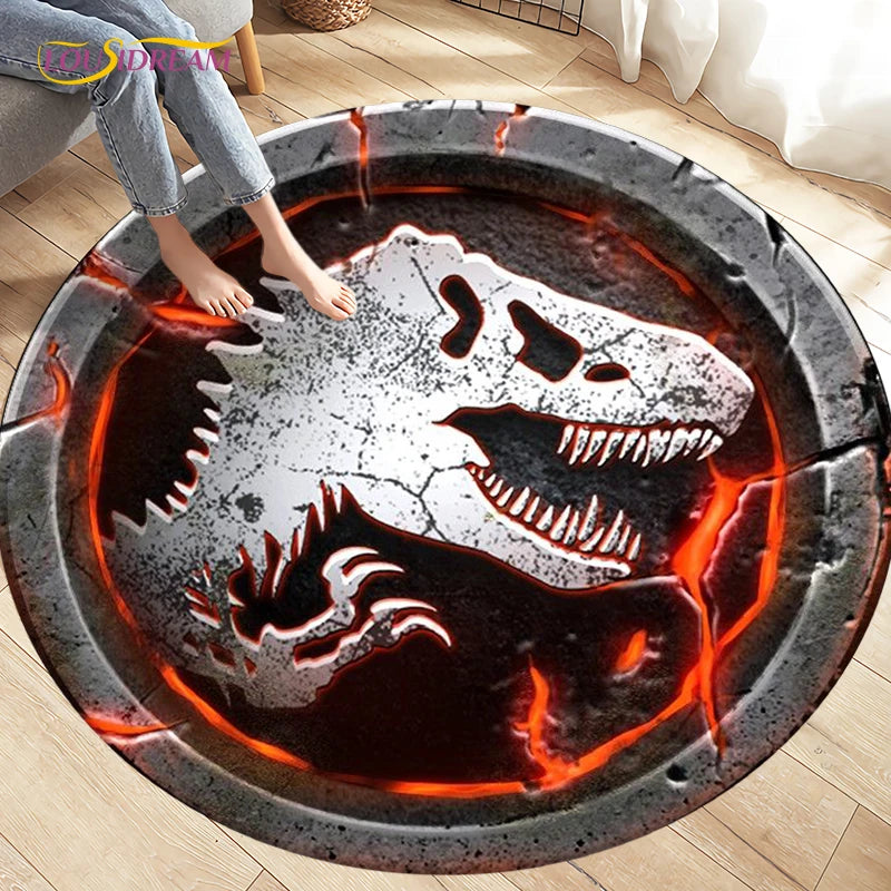 Jurassic Park Cartoon Dinosaur Carpets