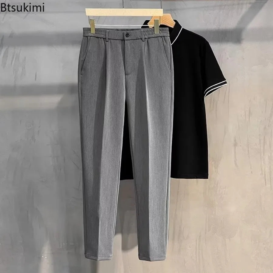 2026 Men's Straight-Leg Suit Pants