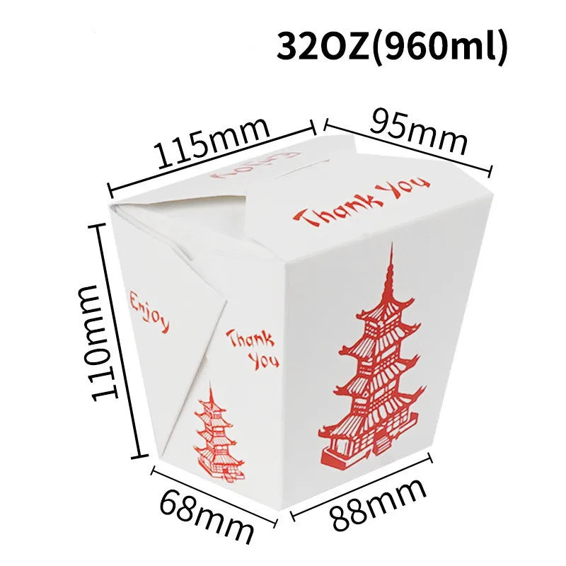 Pagoda Chinese Takeout Food Containers