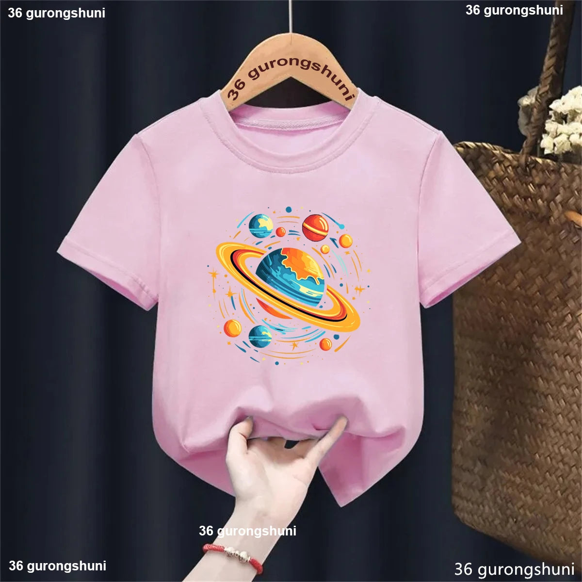kids Planets Solar System shirt