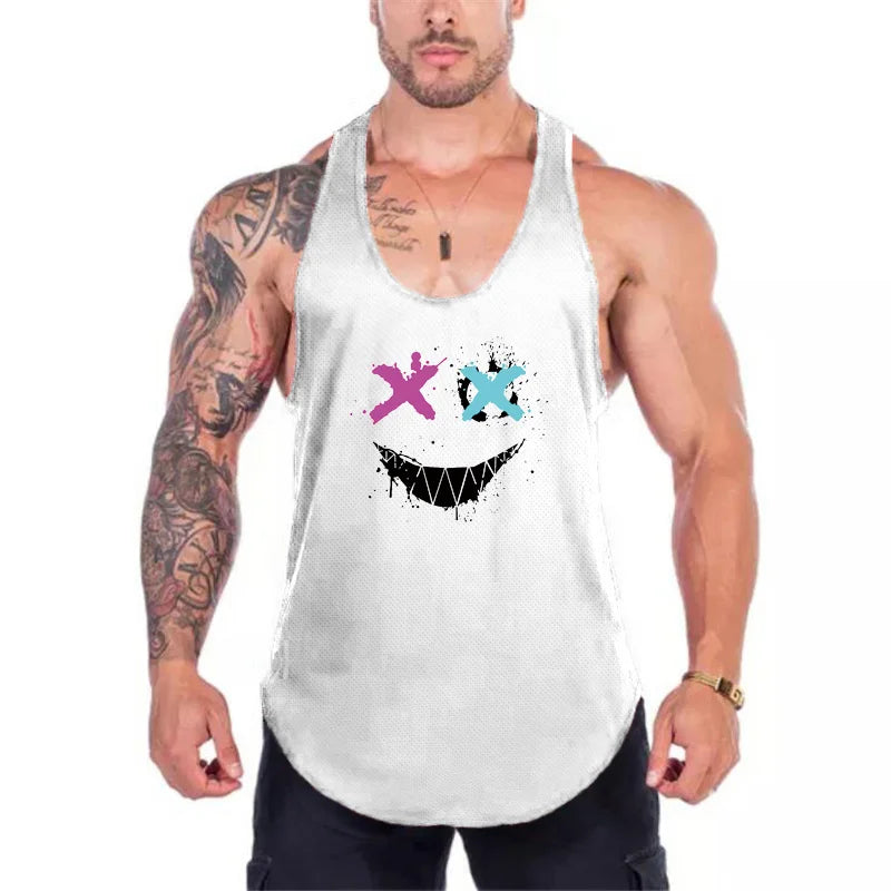 2024 New Men's Sleeveless Vest T-Shirt