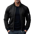 Solid Color Bomber Jacket