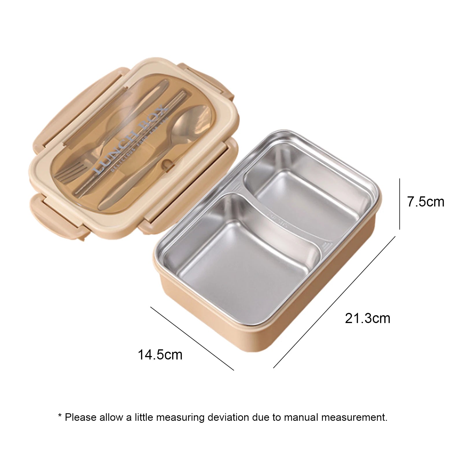 Portable Lunch Box 304 Stainless Steel
