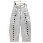 Women Jeans Vintage Buttons Wide Leg Pants Streetwear Solid Pockets Loose Trousers Y2k Washed Pant Denim Casual Summer 2026