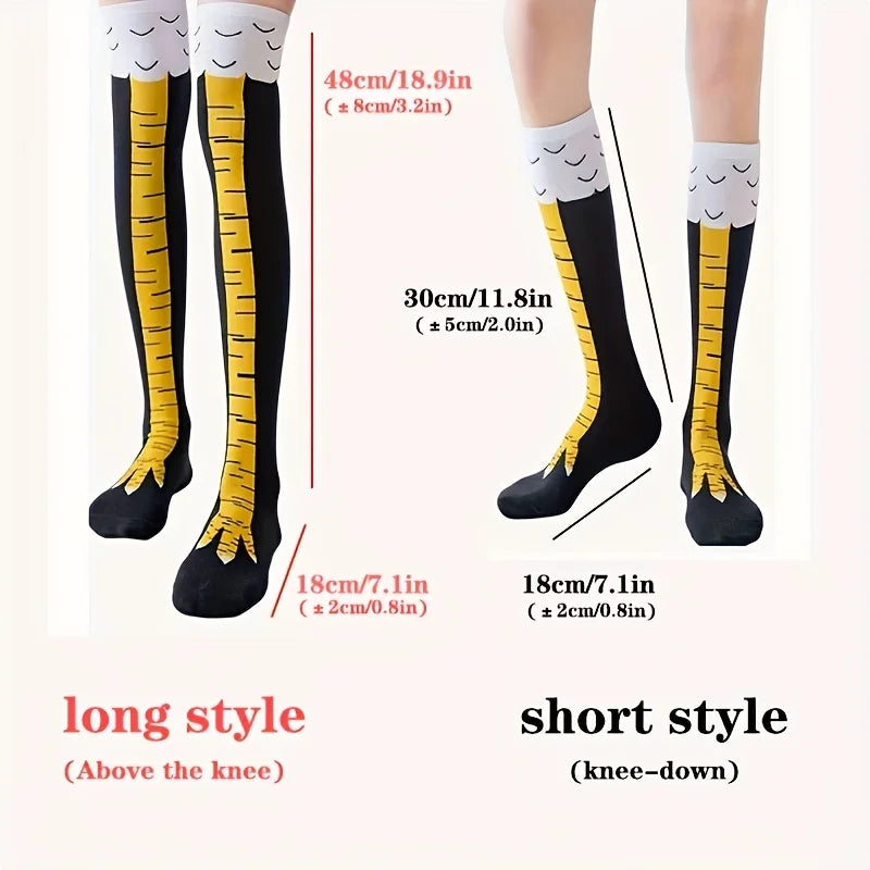 Knee High chicken leg Socks