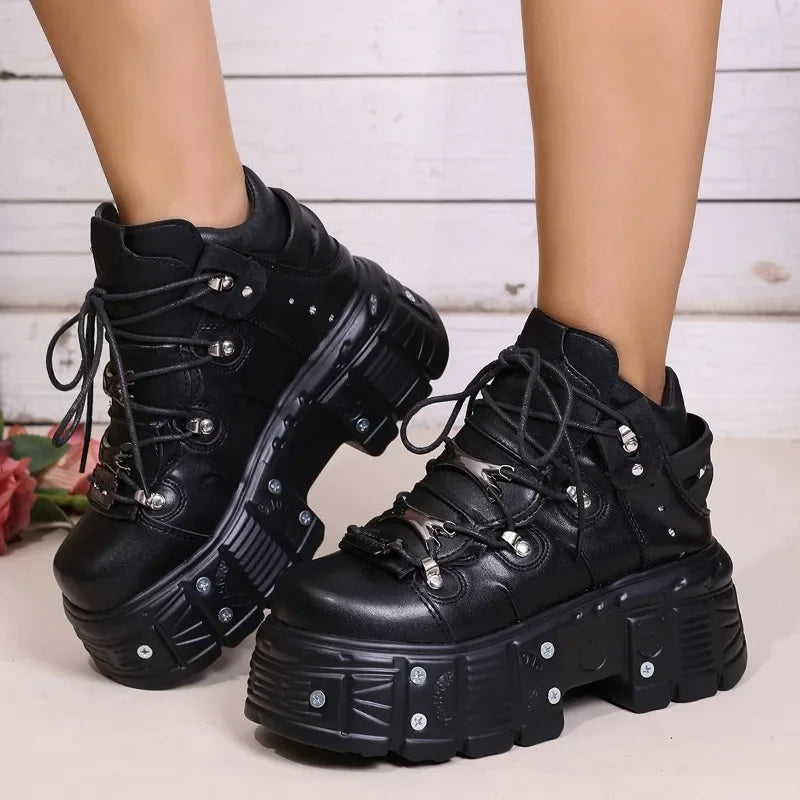 New Casual Platform round toe sneakers
