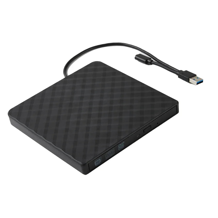 External DVD Drive USB 3.0 Portable Slim Optical