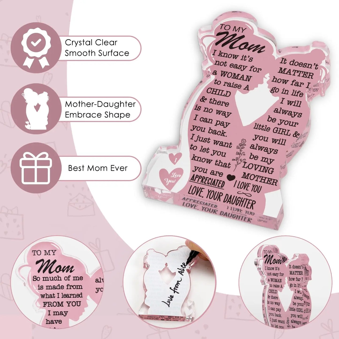 2026 Mother's Day Gift Acrylic Plaque Sign