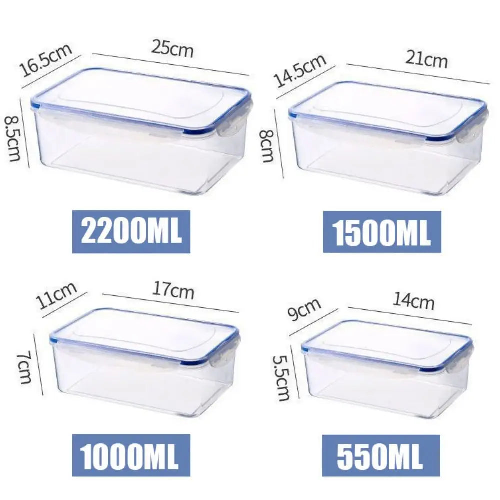 Sealed Rectangular Refrigerator Food Container
