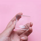 Crystal Glass Eyelash Glue Pallet