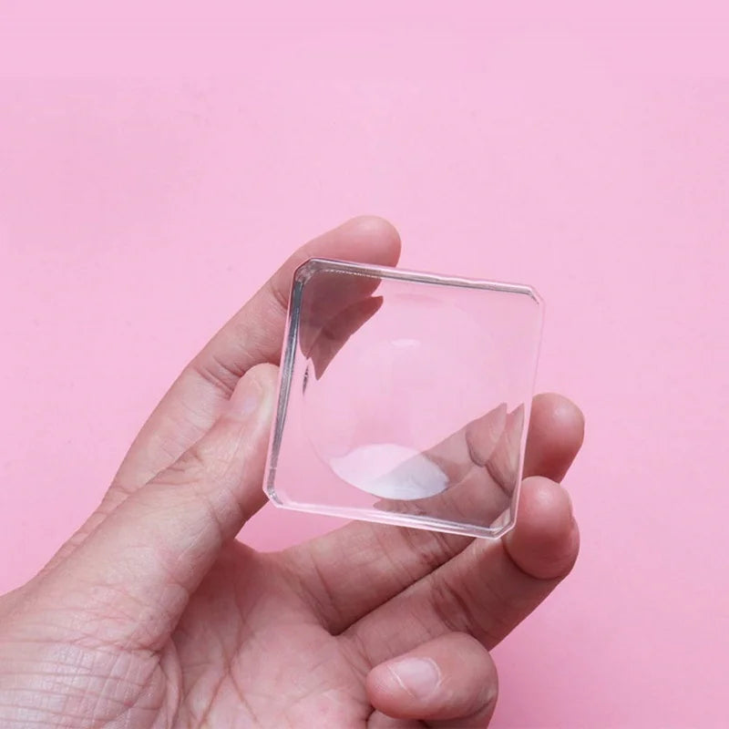 Crystal Glass Eyelash Glue Pallet