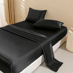 4 Pcs Satin Bed Sheets