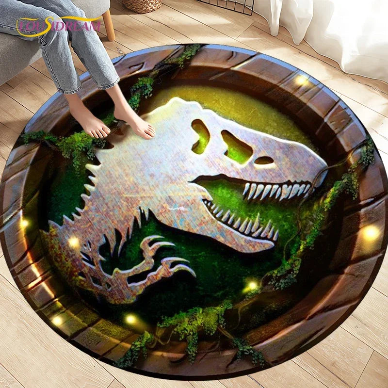 Jurassic Park Cartoon Dinosaur Carpets