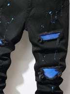 Men's Ripped Skinny Denim Jeans