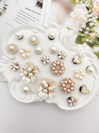 20pc  pearl camellia and flowers