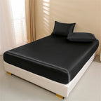 4 Pcs Satin Bed Sheets