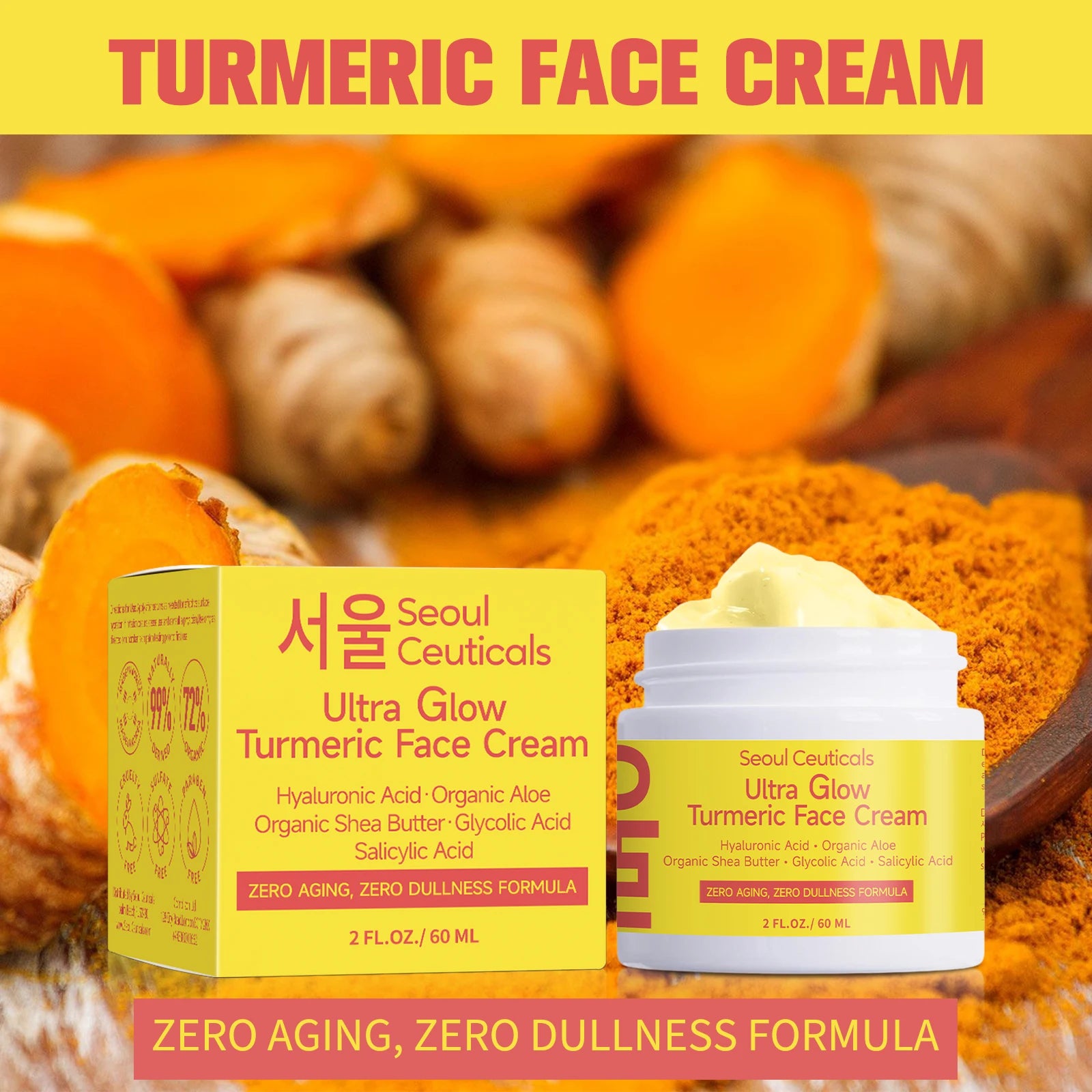 Turmeric Face Moisturizing Cream