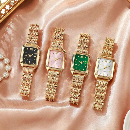 Rectangle Women Quartz Watch Luxury Analog Wristwatches