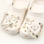 1/5pcs Girls Shoe Charms Designer Pearls