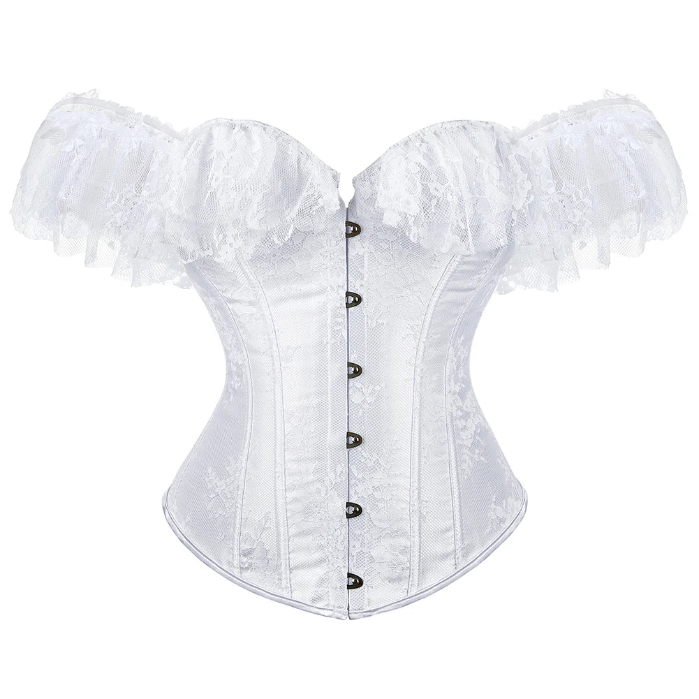 Floral Overbust Corset