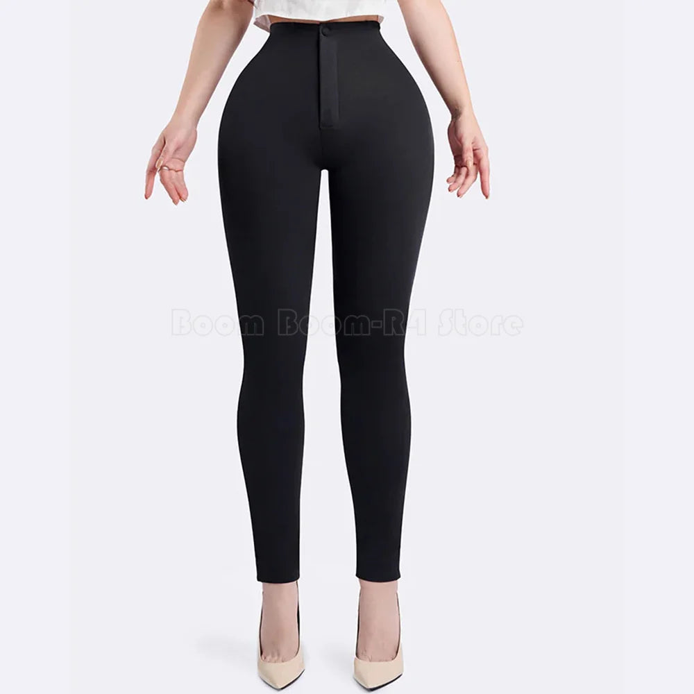High Waisted Skinny Leg Pants
