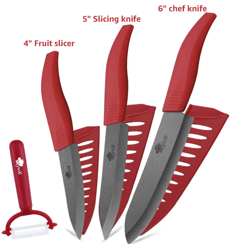 Ceramic Kitchen Knives Set