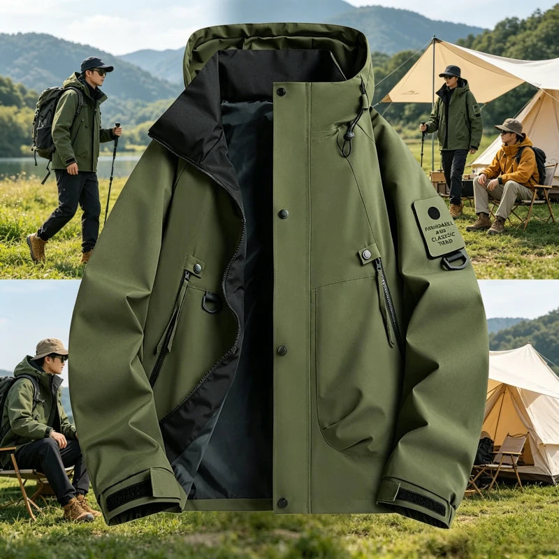 Outdoor Three-in-One Waterproof Hiking Jacket