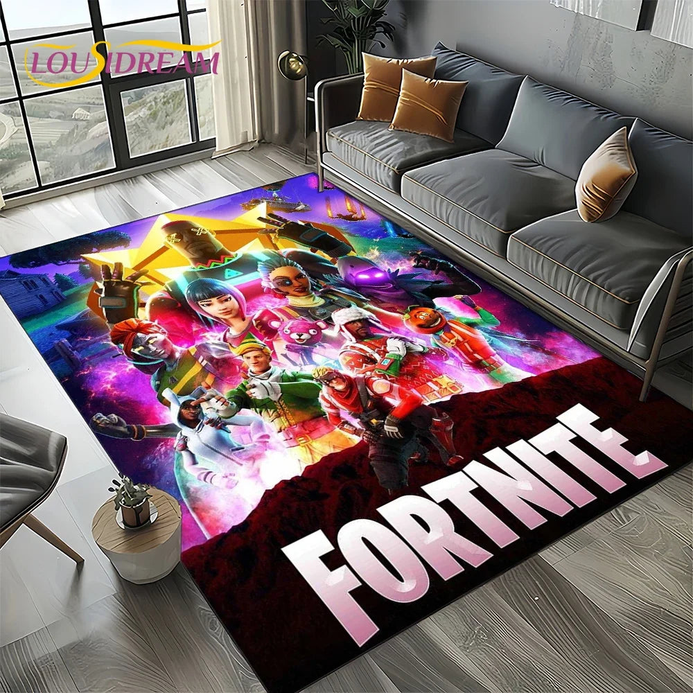 New Style Fortnite-e Cartoon Rug