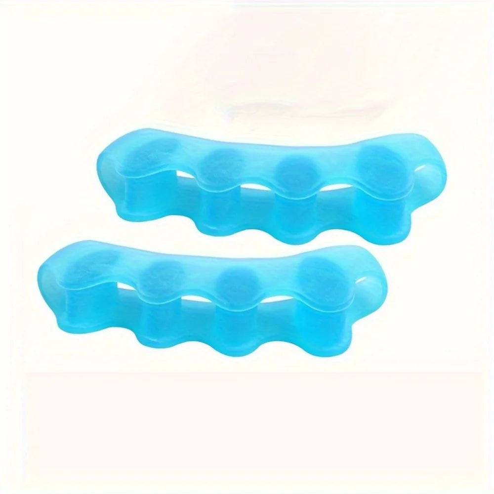 2 soft touch silicone toe spacer