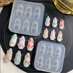 Cake Cream Lace Heart press on
