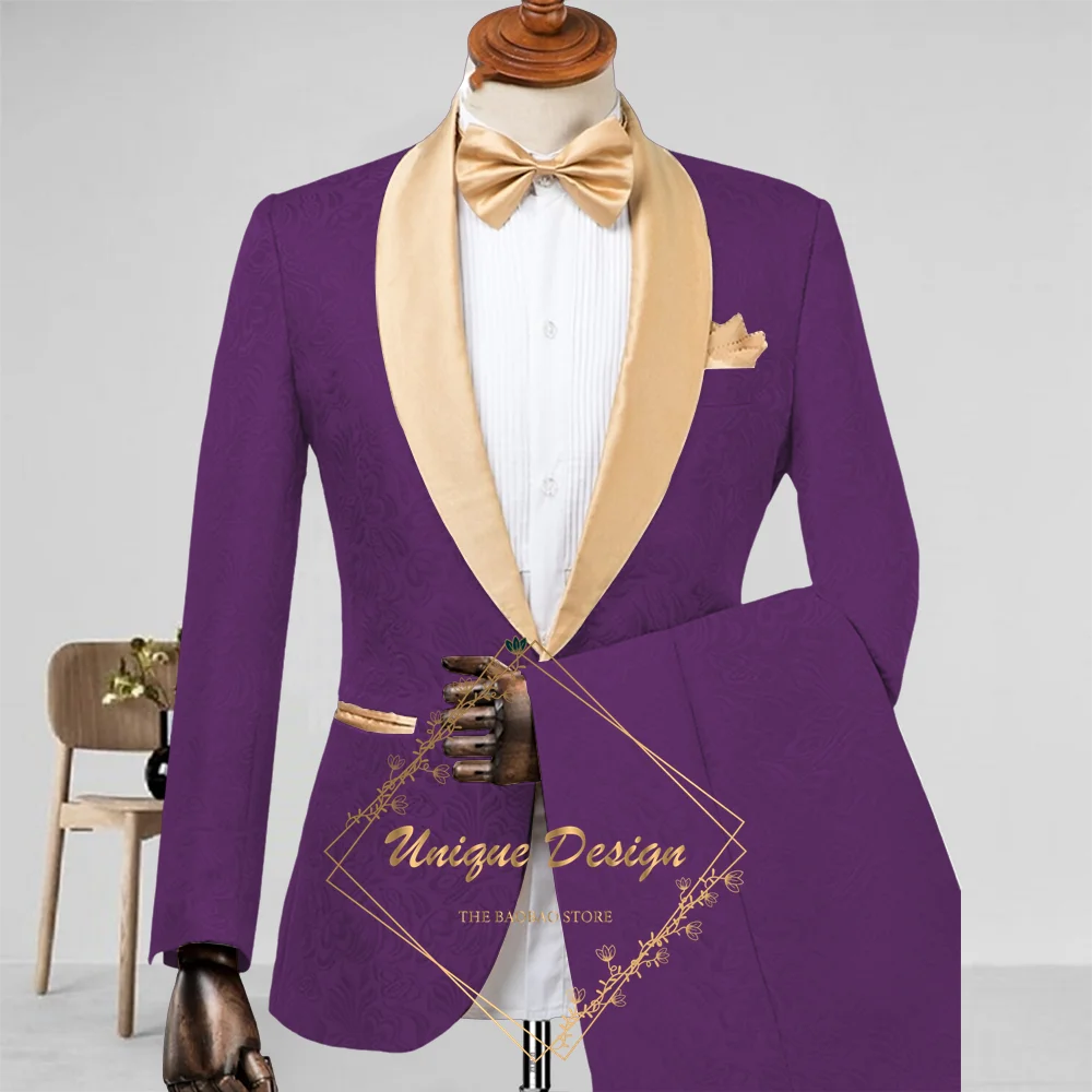 Champagne Men's Suit 2-Piece Set