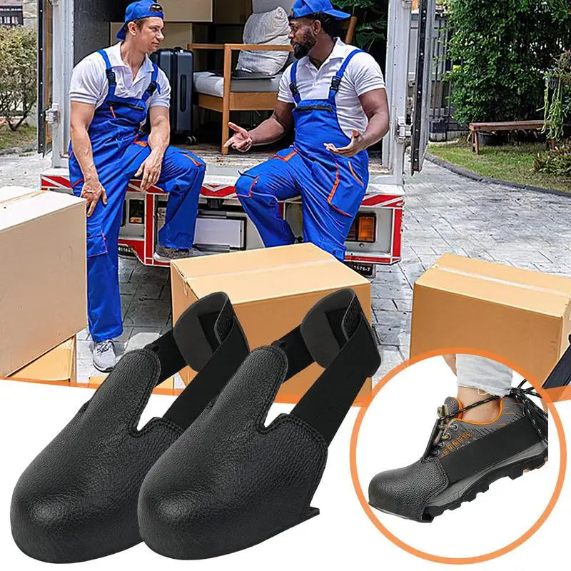Steel Toe Covers  1 Pair Protective Steel Toe Caps Tools