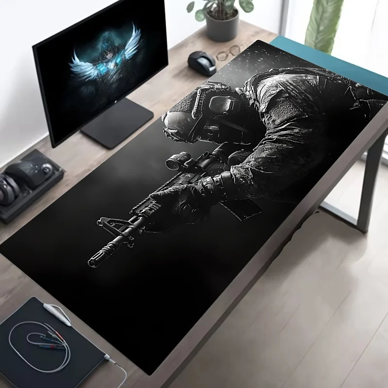Large Tactical Soldier Design Mouse Pad