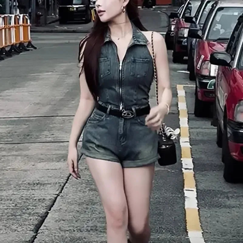 Jumpsuits Denim Playsuits