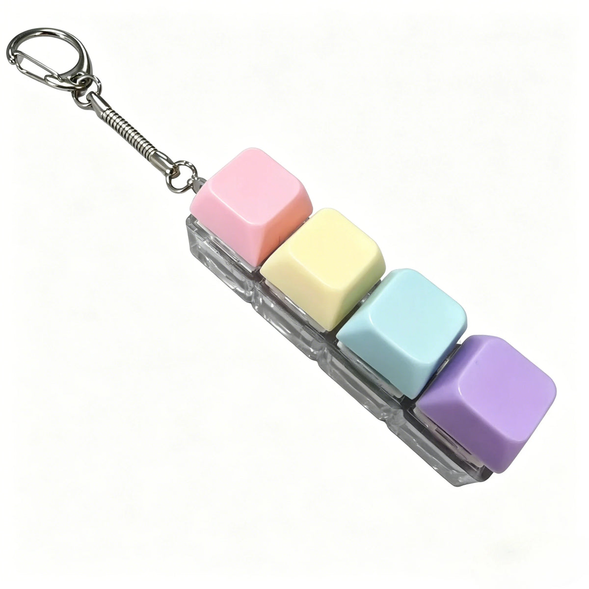 LED Light Keyboard Keychain
