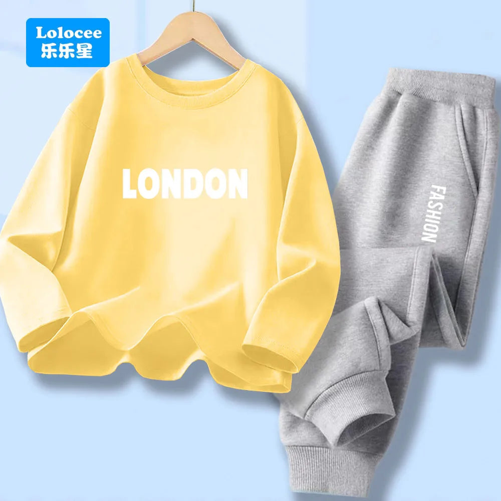 2pcs Outfits Children Tracksuits