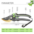 AIRAJ Industrial Grade Pruning Shears