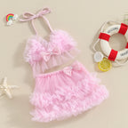 Baby Girls Bikini Beach Swimwear 2 Piece
