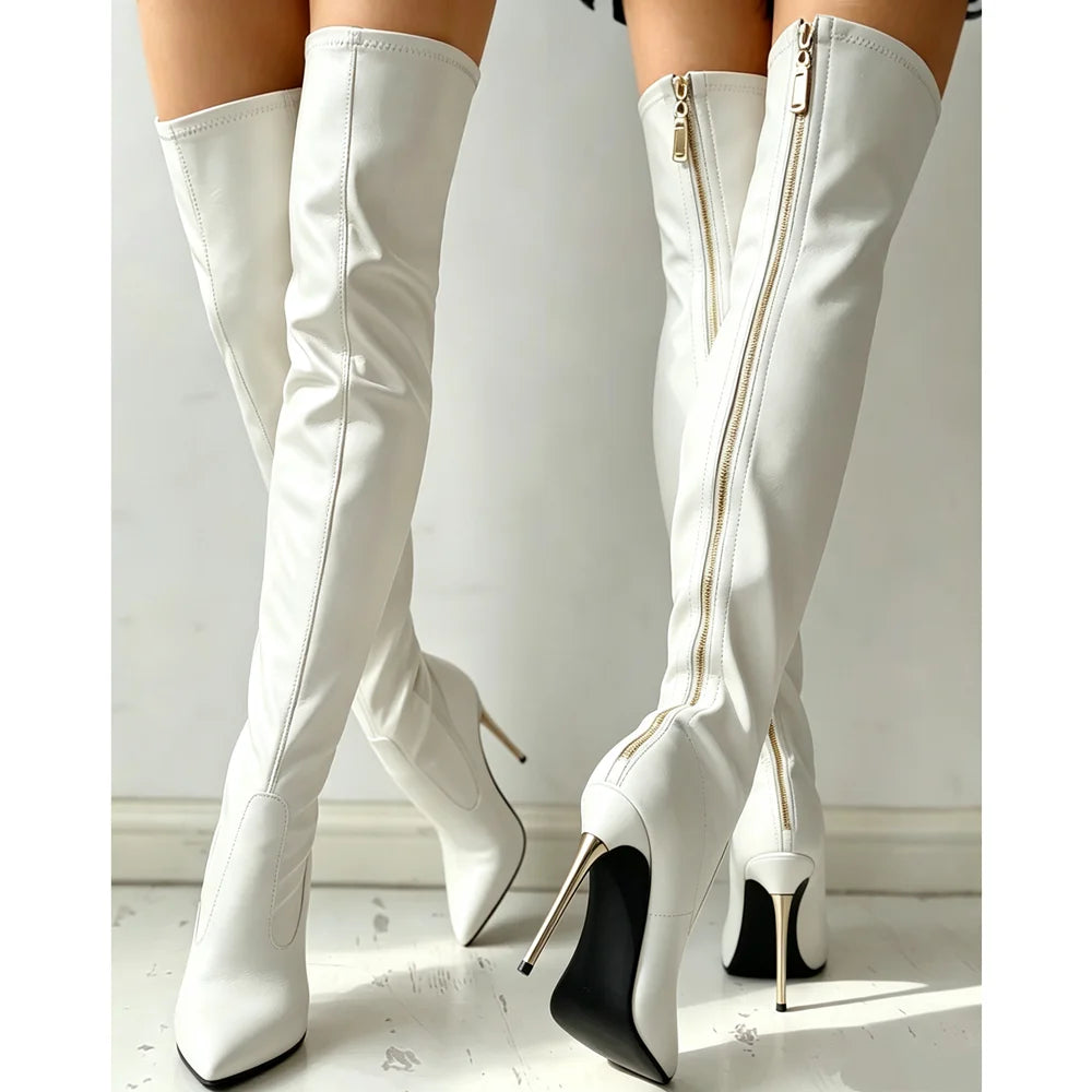 11.5cm Ultra High Heel Over The Knee Boots