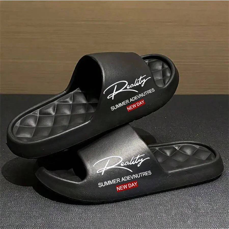 Men summer slides