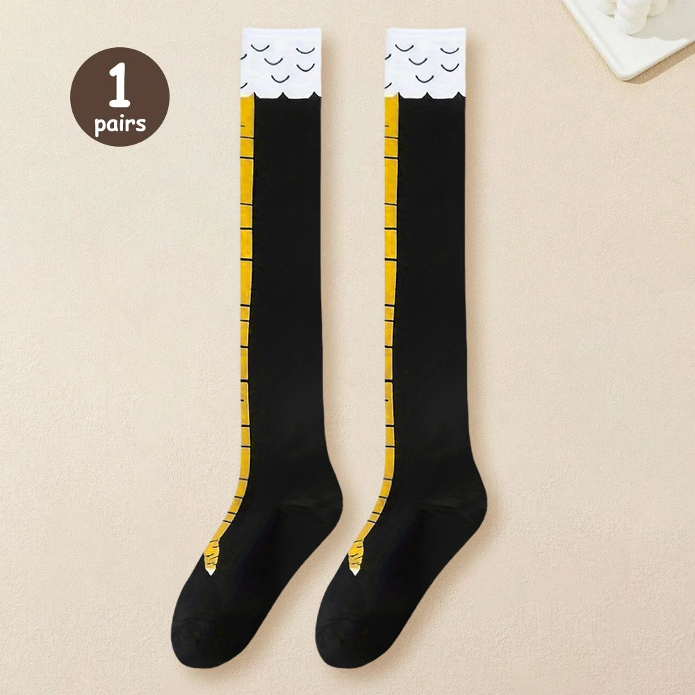 Knee High chicken leg Socks