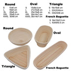 Oval Rattan Wicker Dough Fermentation Bread Basket