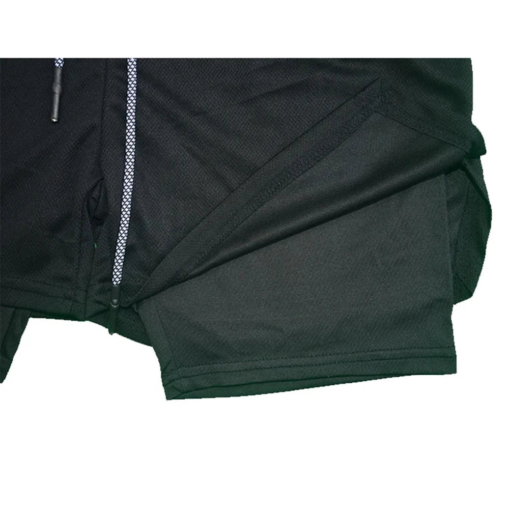 2 in 1 Compression gym shorts