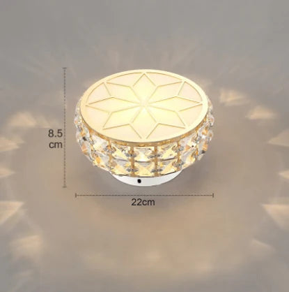 Modern Crystal Ceiling Light